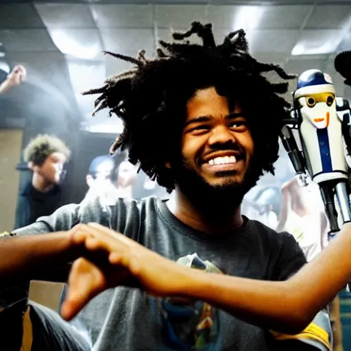 Image similar to picture of capital steez freeing the robots