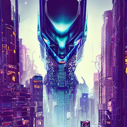 Prompt: portrait of a giant batman monster in the city. intricate abstract. cyberpunk, intricate artwork. neon eyes, by Tooth Wu, wlop, beeple. octane render, trending on artstation, greg rutkowski very coherent symmetrical artwork. cinematic, hyper realism, high detail, octane render, 8k, minimalistic, hyperrealistic surrealism, award winning masterpiece with incredible details, a surreal vaporwave liminal space, highly detailed, trending on ArtStation