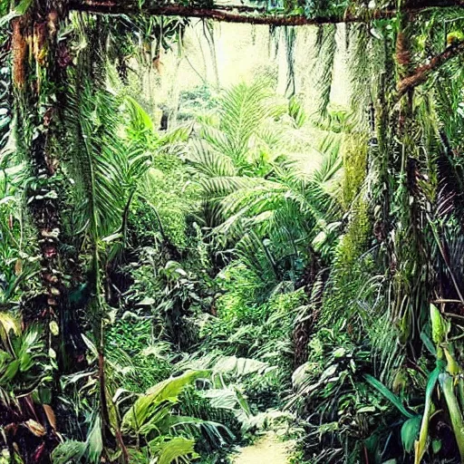 Image similar to a pintrest photo of a jungle