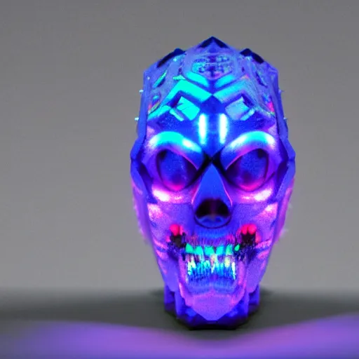 Image similar to lament configuration with rgb led lights, highly detailed, render, detailed, spooky, scary