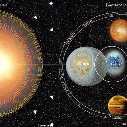 Image similar to A geocentric universe