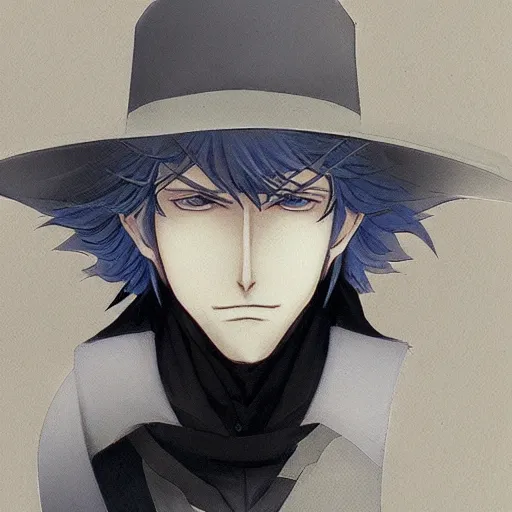 Prompt: portrait of edmond dantes, anime fantasy illustration by tomoyuki yamasaki, kyoto studio, madhouse, ufotable, trending on artstation