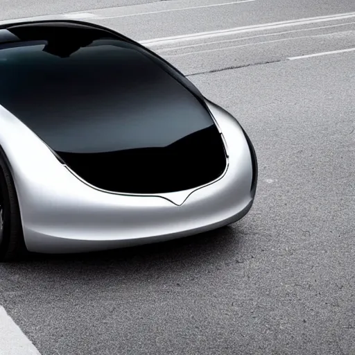 Image similar to new apple car promotional image