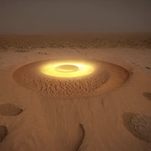 Prompt: glowing giger stargate, middle of austalian desert, sand storm, energy, cinematic, dawn, wet, realistic