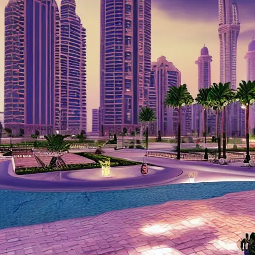 Image similar to gta : dubai, rococo details