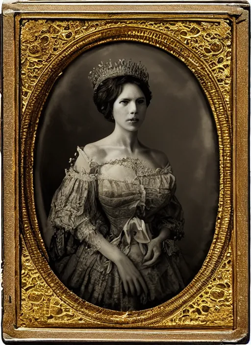 Prompt: old wetplate daguerreotype portrait of the birth of queen elisabeth, explosion of data fragments, fractal, intricate, elegant, highly detailed, parallax, leica, medium format, subsurface scattering, by jheronimus bosch and greg rutkowski and louis jacques mande daguerre