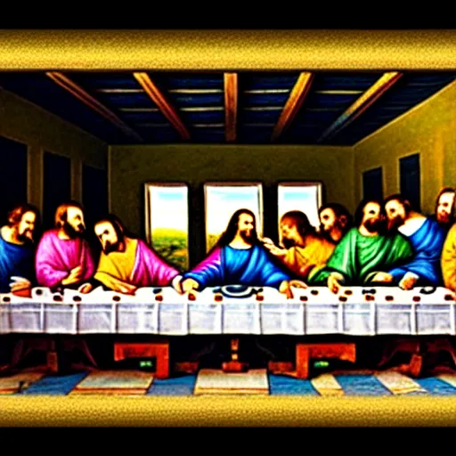 Prompt: last supper on a grain of rice, ultra detailed, high definition, photography