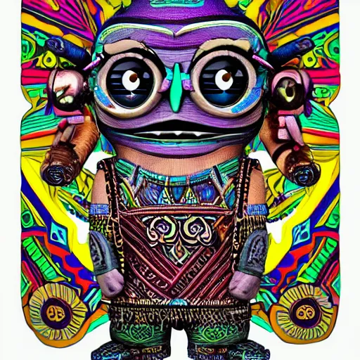 Image similar to tribal minion, epic, colorful, beautiful, intricate detail