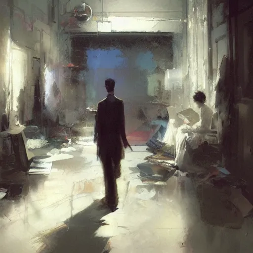 Image similar to the backrooms, liminal space, craig mullins