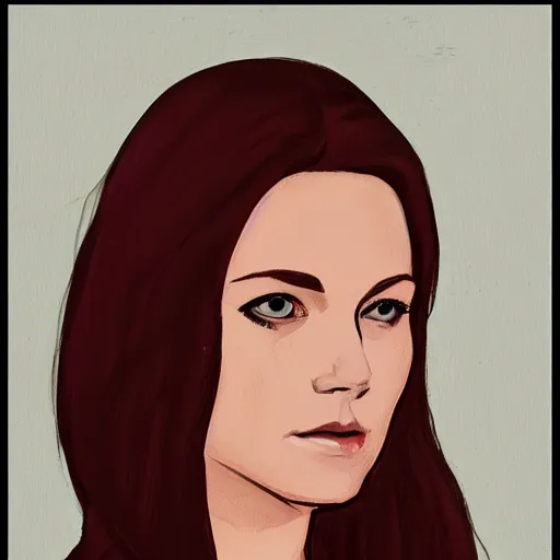 Image similar to a gallery painting by Phil noto of a beautiful heroine. Painted in the style of Phil noto.