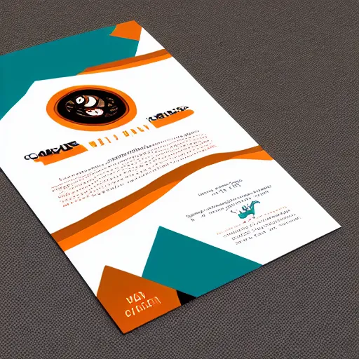 Image similar to square shaped flyer design for a coffee bean roasting company, layout design, teal and orange colour palette, template layout