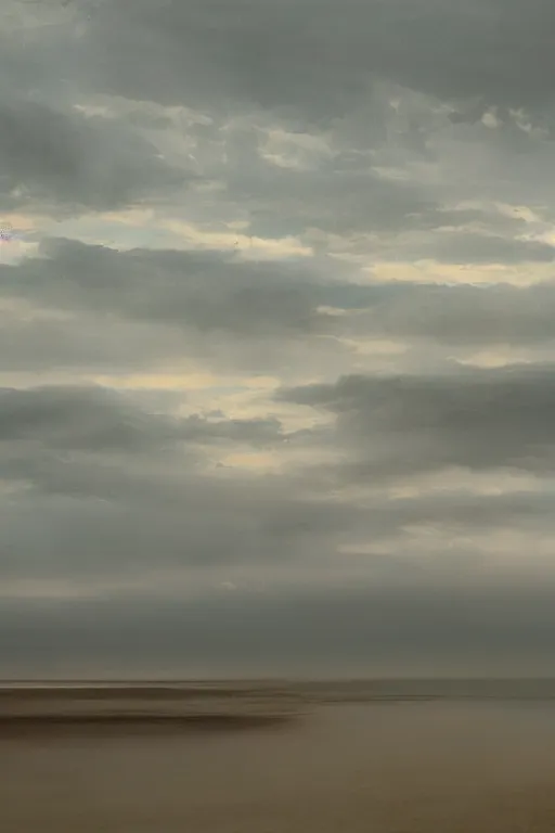 Prompt: muddy river leads to sea by hiroshi yoshida, marc simonetti, roger deakins, turner, rothko, hyperrealism, cinematic, grassland, dramatic storm sunset, modernist monolith, matte painting, fluid simulation, tonalism, volumetric light, trending on artstation, cgsociety, high detail concept art, top view, rendered in octane