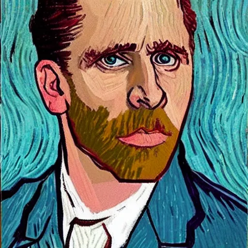 Prompt: michael scott by van gogh