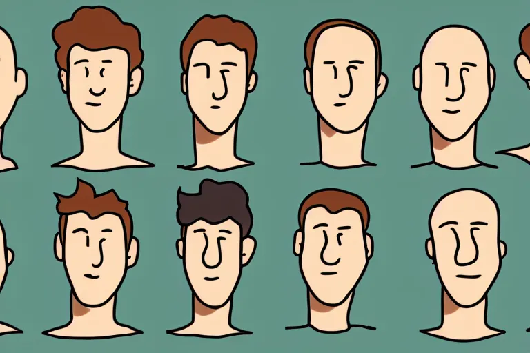 Image similar to Drawn guy, in full growth, in different styles, with different backgrounds