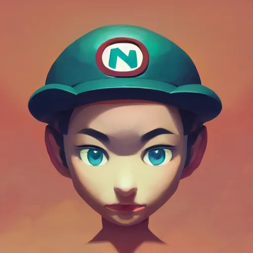 Image similar to face icon stylized minimalist nintendo 6 4, loftis, cory behance hd by jesper ejsing, by rhads, makoto shinkai and lois van baarle, ilya kuvshinov, rossdraws global illumination