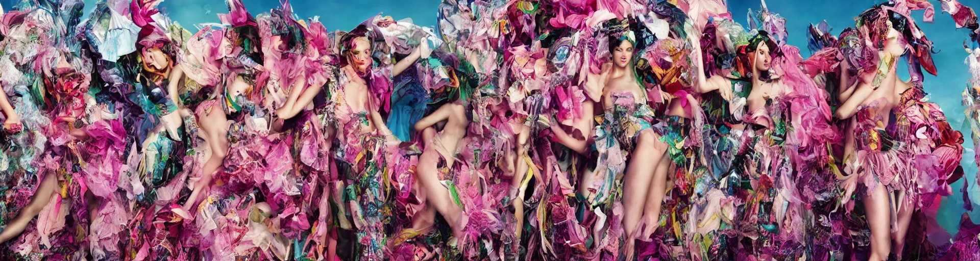 Image similar to fashion editorial by David Lachapelle. highly detailed. 8k. depth of field. photography