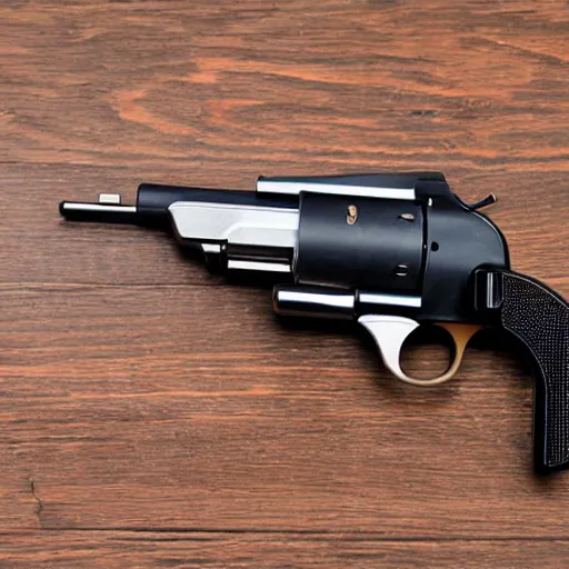 Prompt: plastic real mangum revolver 5 0 0