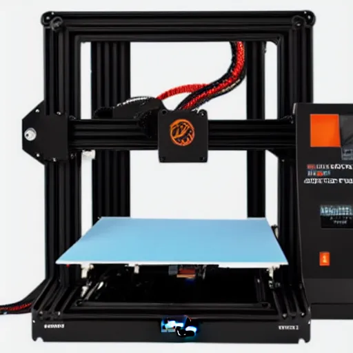 Prompt: the new prusa 9 d printer