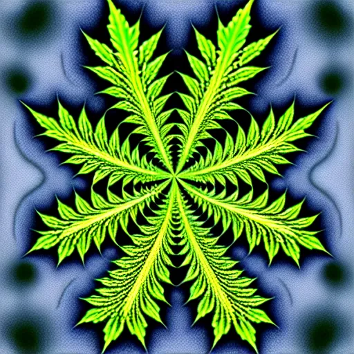 Prompt: fractal cannabis