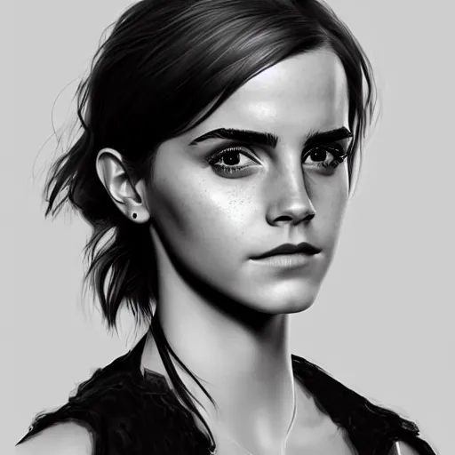 Image similar to portrait of emma watson, digital art, artstation cgsociety masterpiece