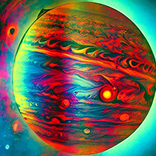 Image similar to Installation art. Using data from a NASA exoplanet space telescope, scientists discovered a Jupiter-like world 379 light-years from Earth, orbiting a star similar to our Sun. color blindness by Randolph Stanley Hewton, by Zack Snyder washed-out