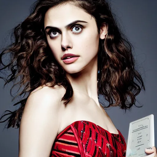 Prompt: portrait of alexandra daddario and gal gadot hybrid by mario testino, headshot, detailed, award winning, sony a 7 r