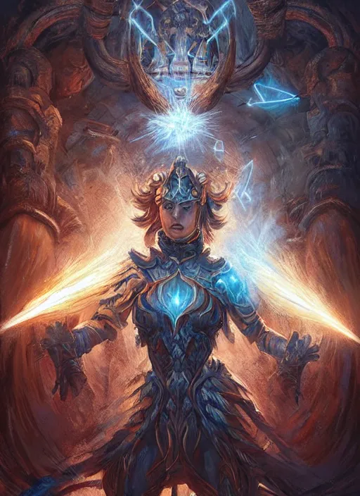 Prompt: digital _ painting _ of _ the spark of the old gods _ by _ filipe _ pagliuso _ and _ justin _ gerard _ symmetric _ fantasy _ highly _ detailed _ realistic _ intricate _ port