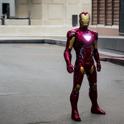 Prompt: Film still of Tom cruise as Tony stark, avengers, Iron Man, Canon EOS R3, f/1.4, ISO 200, 1/160s, 8K, RAW, unedited, symmetrical balance, in-frame