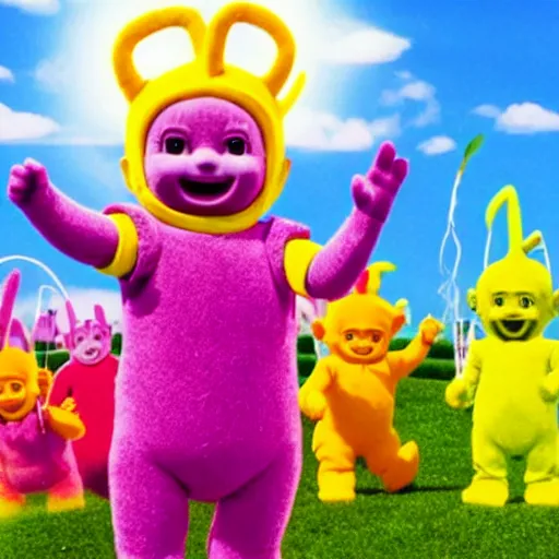 Image similar to Teletubbies babu friks