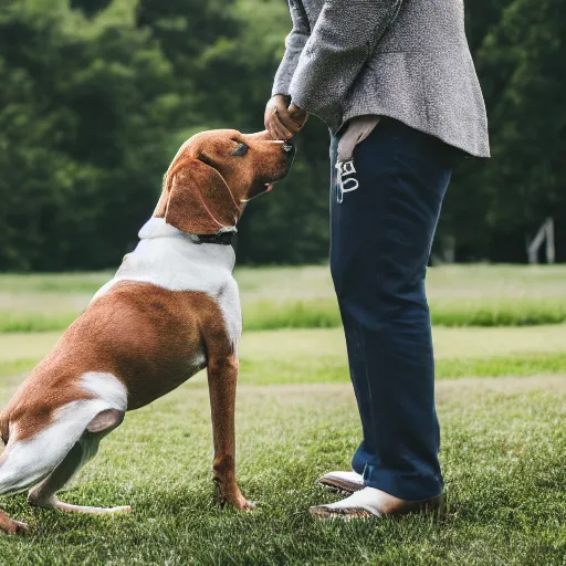 Image similar to Ultra high quality photograph of two dogs dapping up