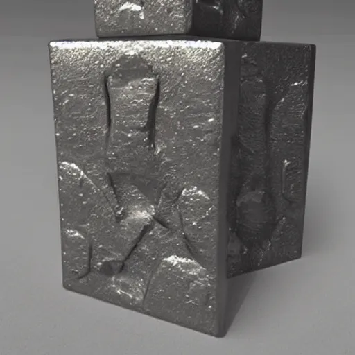 Prompt: realistic netherite ingot fantasy art