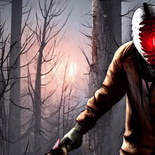 Image similar to the trapper from dead by daylight