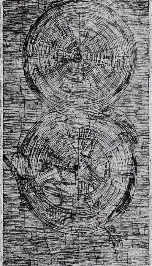 Image similar to techno artwork, by leonardo da vinci