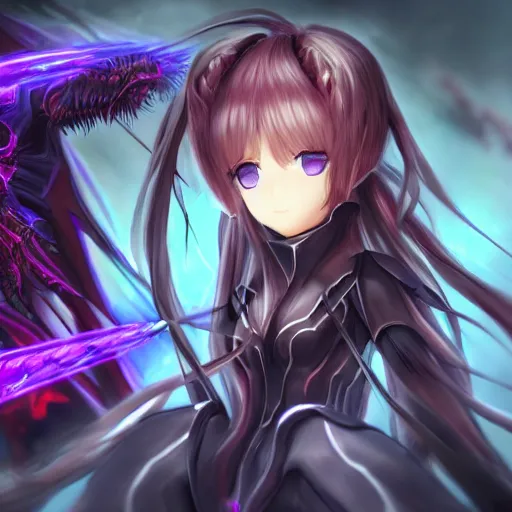 Image similar to beautiful full body image of a zerg overlord merged together with archer tohsaka illya chloe caster into one eternal being defining the universe, high details, high resolution, | | very very anime!!!, fine - face, realistic shaded perfect face, fine details. anime. realistic shaded lighting