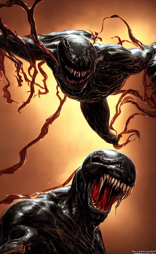 Prompt: venom as the scariest flash, dynamic lighting, fantasy concept art, trending on art station, stunning visuals, creative, cinematic, ultra detailed, ray tracing, sun rays, hyper realistic