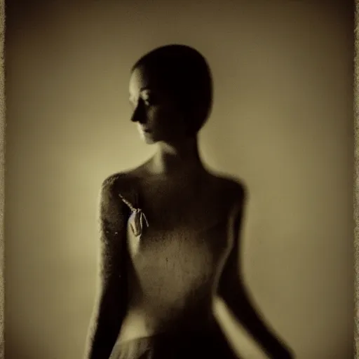 Prompt: dark ballerina, emil melmoth, concept art, deviantart, dark, 3 5 mm, chiaroscuro, surrealist, victorian, mist, dark, - w 5 1 2, - h 7 6 8,