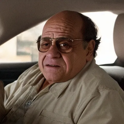 Prompt: still image of danny devito in breaking bad