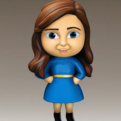 Image similar to jenna coleman figurine by pixar