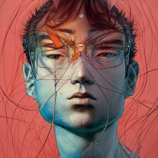 Image similar to prompt : monumental portrait soft light painted by james jean and katsuhiro otomo and erik jones, inspired by akira anime, smooth face feature, intricate oil painting, high detail illustration, sharp high detail, manga and anime 1 9 9 9