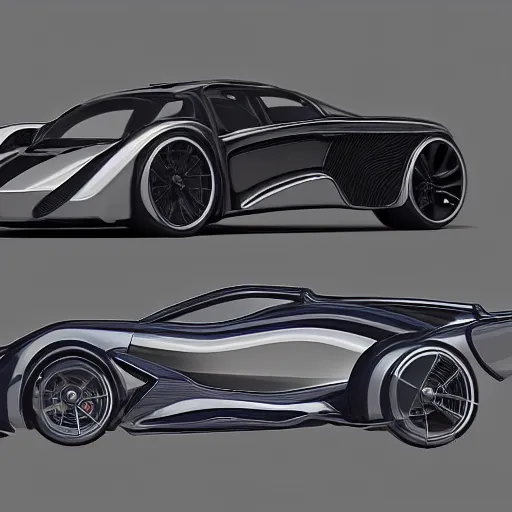 Prompt: front and back full body full height, h. r. giger supercar, ergonomic, simple. 8 5 mm, super high resolution photo. front and rear. prize winning engineering diagram.