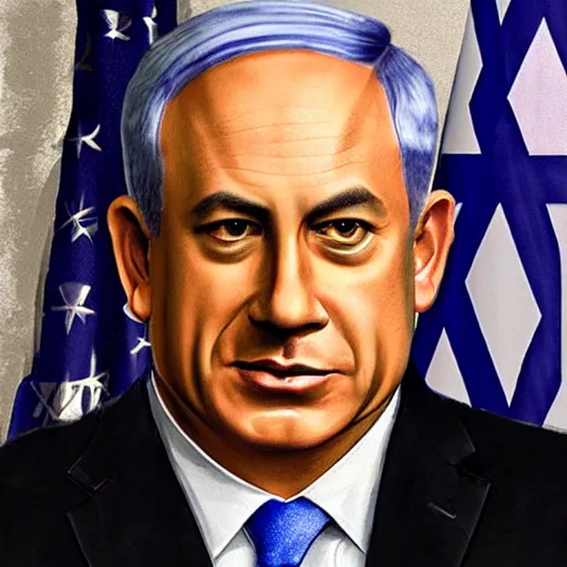 Image similar to benjamin netanyahu picture, photorealistic, detailed, photograph