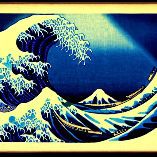 Image similar to The Ghosts of Hokusai