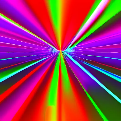 Prompt: rave party with colorful lasers and lighting, digital art