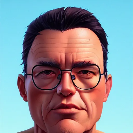 Image similar to face icon stylized minimalist t - 6 0 0, loftis, cory behance hd by jesper ejsing, by rhads, makoto shinkai and lois van baarle, ilya kuvshinov, rossdraws global illumination