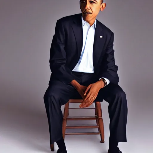 Image similar to barack obama wearing uniqlo, fashion photography