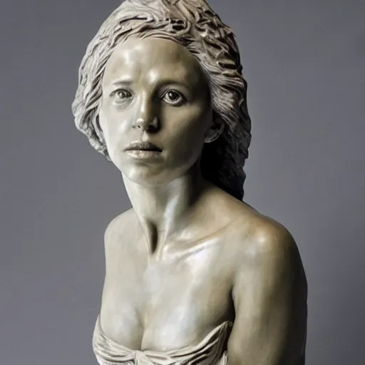 Prompt: a beautiful sculpture designed by Maria Rivans