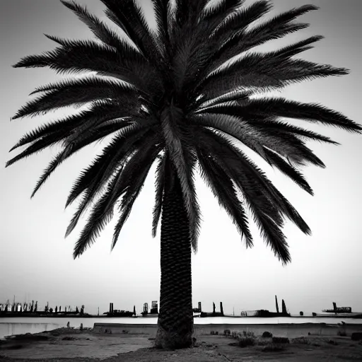 Prompt: an award winning photograph of iraqi Palm tree, 4k , realistic