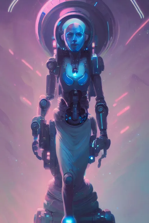 Image similar to a portrait of a beautiful cybernetic jedi, cyberpunk concept art by pete mohrbacher and wlop and artgerm and josan gonzales, digital art, highly detailed, intricate, sci-fi, sharp focus, Trending on Artstation HQ, deviantart, unreal engine 5, 4K UHD image