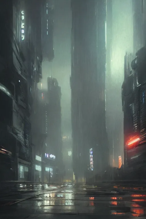 Image similar to an environmental concept art of blade runner 2 0 7 7, highly detailed, environmental light, cinematic by francis tneh