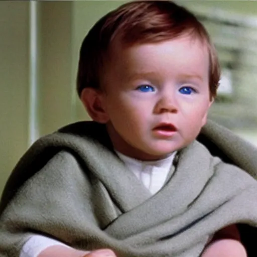 Image similar to a photo of obi wan kenobi as a baby